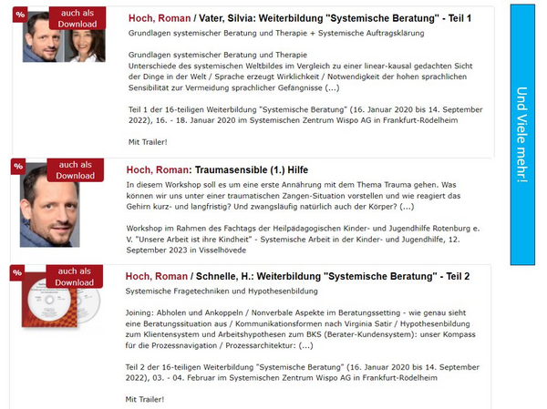 Auditorium Netzwerk, Verlag für Live-Aufnahmen aus Psychologie, Therapie und Neurowissenschaften Auditorium Netzwerk, Verlag für Live-Aufnahmen aus Psychologie, Therapie und Neurowissenschaften